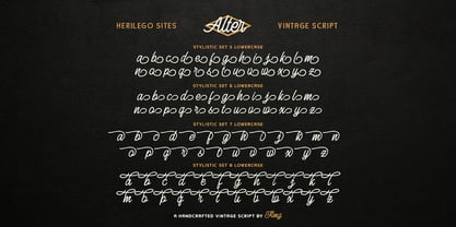 Herilego Sites Font Poster 9