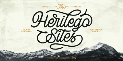 Herilego Sites Font Poster 1