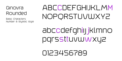 Ginovra Rounded Font Poster 4