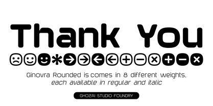 Ginovra Rounded Font Poster 8