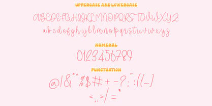 Pinky Honey Font Poster 8