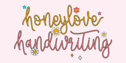 Pinky Honey Font Poster 6