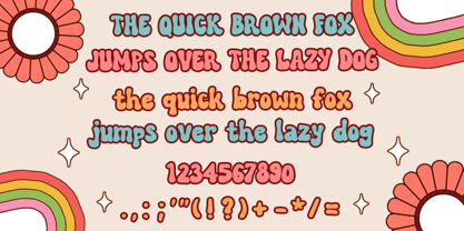 Retro Vibrant Font Poster 5