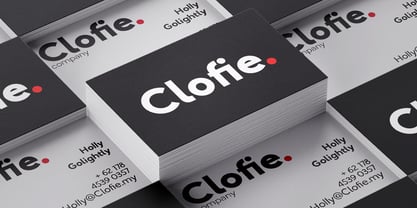 Clofie Font Poster 5
