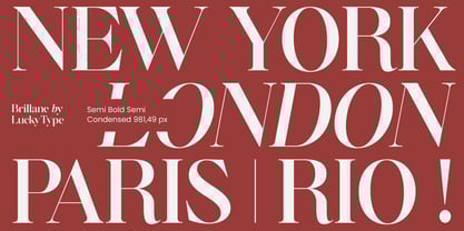 Brillane Serif Font Poster 3