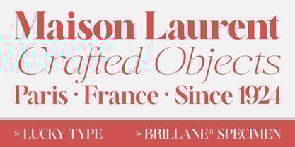 Brillane Serif Font Poster 2