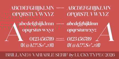 Brillane Serif Font Poster 14
