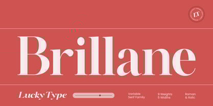 Brillane Serif Font Poster 15