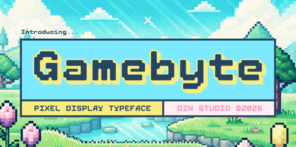 Gamebyte Font Poster 1