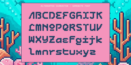 Gamebyte Font Poster 10