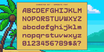 Gamebyte Font Poster 9