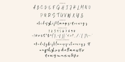 Gelishianta Signature Brush Font Poster 3