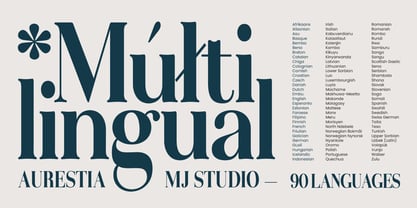 Aurestia Font Poster 7
