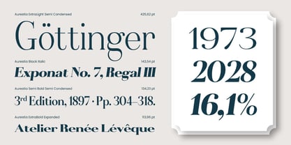 Aurestia Font Poster 3