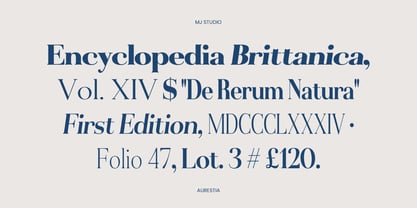 Aurestia Font Poster 9