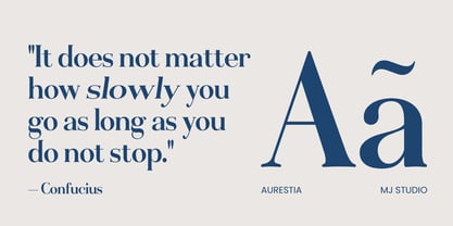 Aurestia Font Poster 15