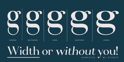 Aurestia Font Poster 4