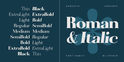 Aurestia Font Poster 12