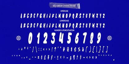 Secy Break Font Poster 9