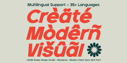 Neuversa Font Poster 7