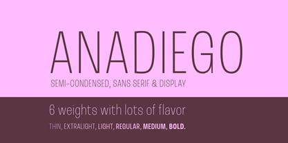 Ana Diego Font Poster 1