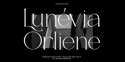 Lunévia Orliene Font Poster 1