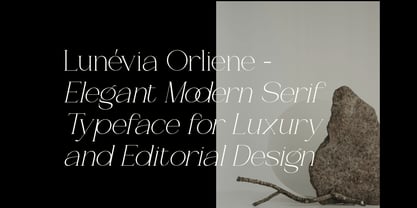 Lunévia Orliene Font Poster 2