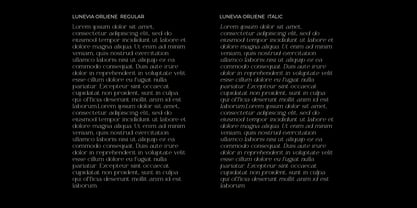 Lunévia Orliene Font Poster 3