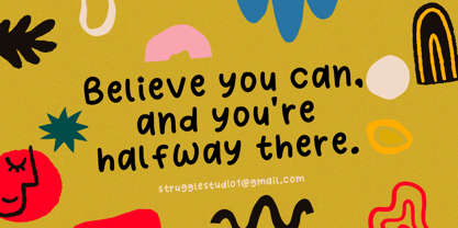 School Childern Font Poster 8