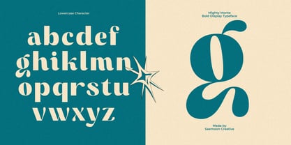 Mighty Monte Font Poster 8