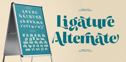 Mighty Monte Font Poster 15