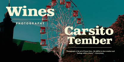 MC Carsito Tember Font Poster 4