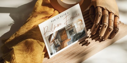 Boiled Peanuts Signature Font Poster 7
