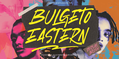 Bulgeto Eastern Font Poster 1