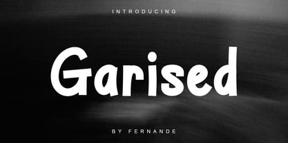 Garised Font Poster 1