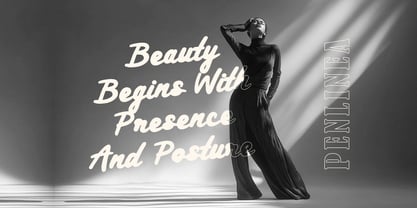 Penlinea Font Poster 3