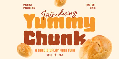 Yummy Chunk Font Poster 1