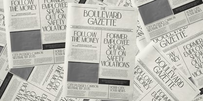 Attelier Font Poster 2