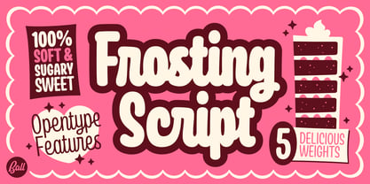 Frosting Script Font Poster 1