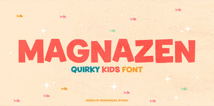 Magnazen Font Poster 1