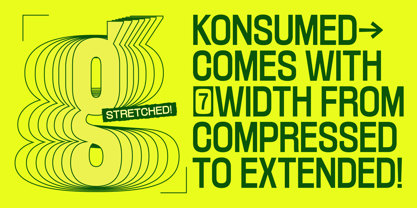 Konsumed Font Poster 3