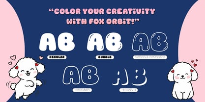 Fox Orbit Font Poster 2