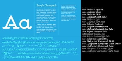 DOM Ballpoint Serif Font Poster 4