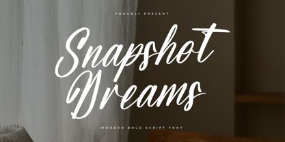 Snapshot Dreams Font Poster 1