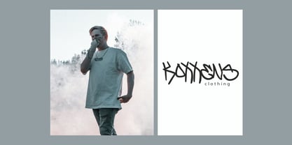 Kroasline Graffiti Font Poster 3