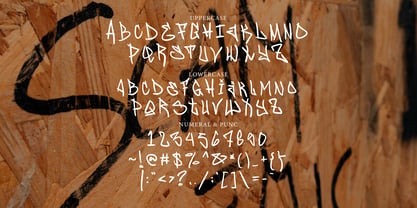 Kroasline Graffiti Font Poster 5