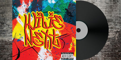 Kroasline Graffiti Font Poster 6