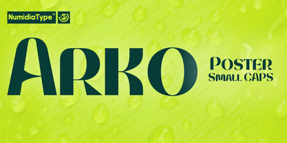 Arko Poster Small CAPS Font Poster 1