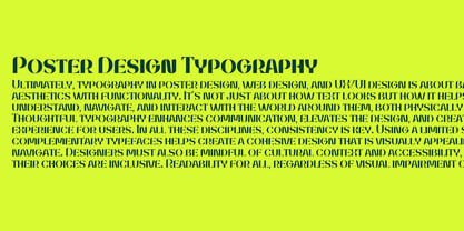 Arko Poster Small CAPS Font Poster 5