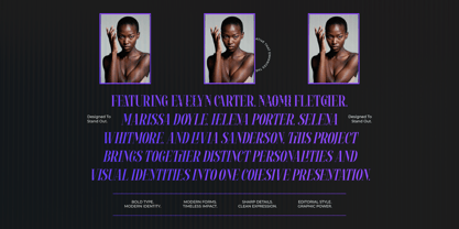 Rahext Font Poster 6